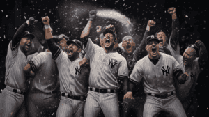 ny yankees celebrating