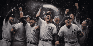 ny yankees celebrating